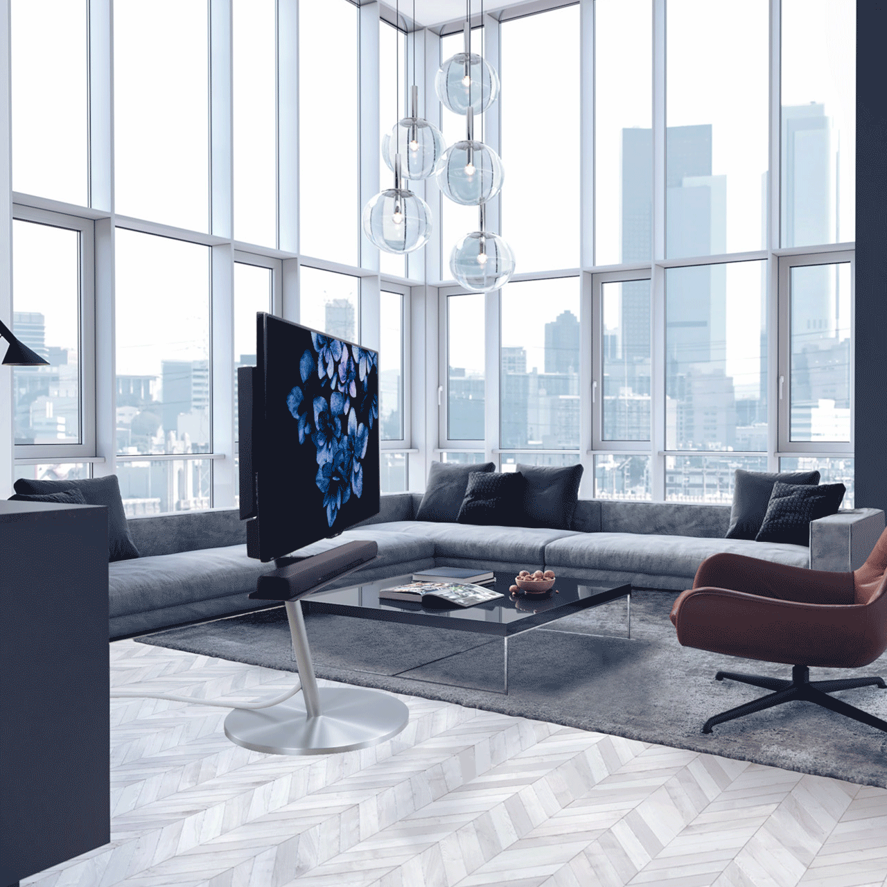 WALL SEVENSTAND A2 STAINLESS CASTER(LARGE TYPE)【組立設置サービス付き】