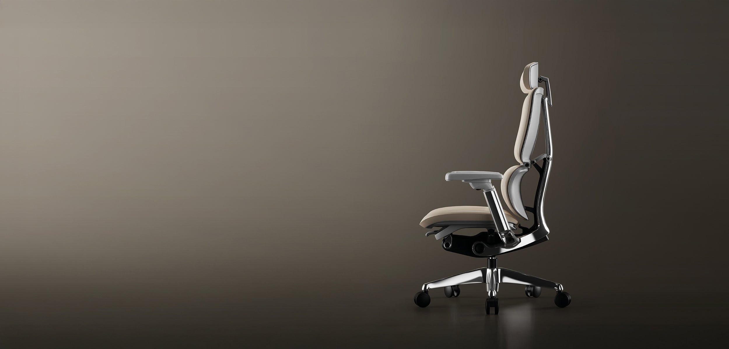 独自開発のリクライニング。 姿勢を支え、集中を妨げない。 WORK CHAIR Cocoo