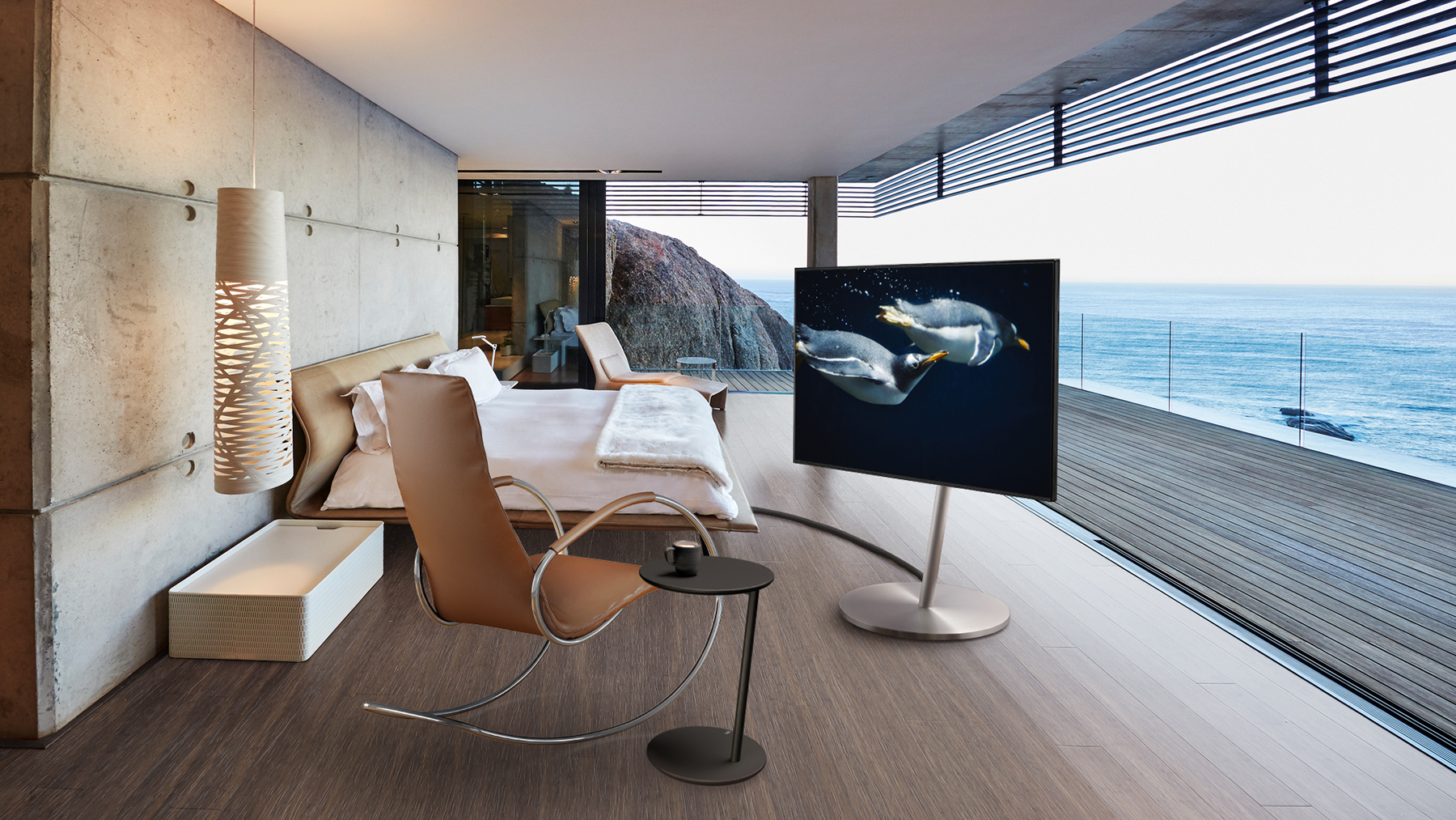 海と静寂を迎え入れるラグジュアリー空間