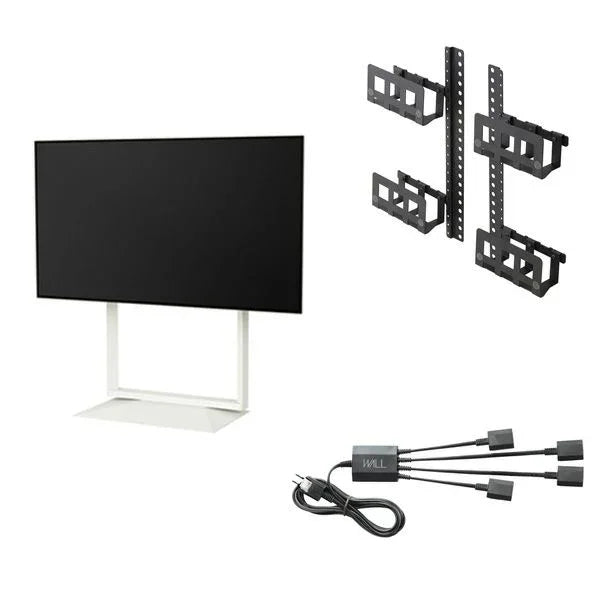 wall EQUALS テレビスタンド　付属品セット WALL FRAMESTAND + マルチデバイス + 電源タップセット | 左右首振り