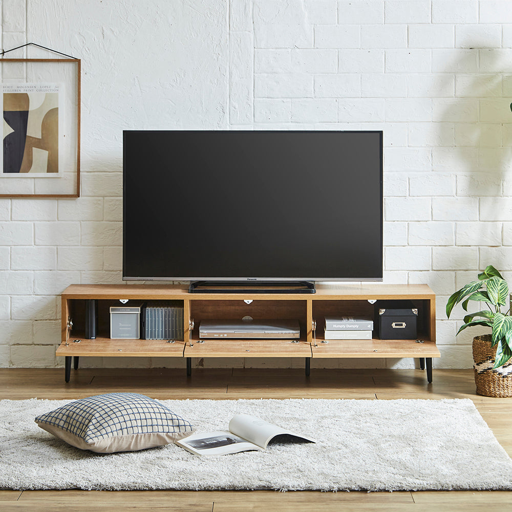 テレビ台FV 120cm／160cm | 板扉／ガラス扉・日本製完成品 | EQUALS STORE