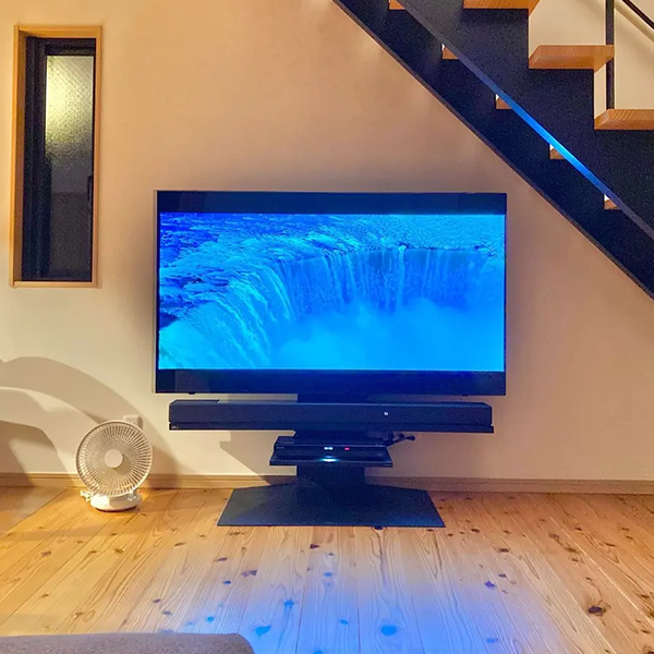 空間の“余白”をテレビスペースにしたい