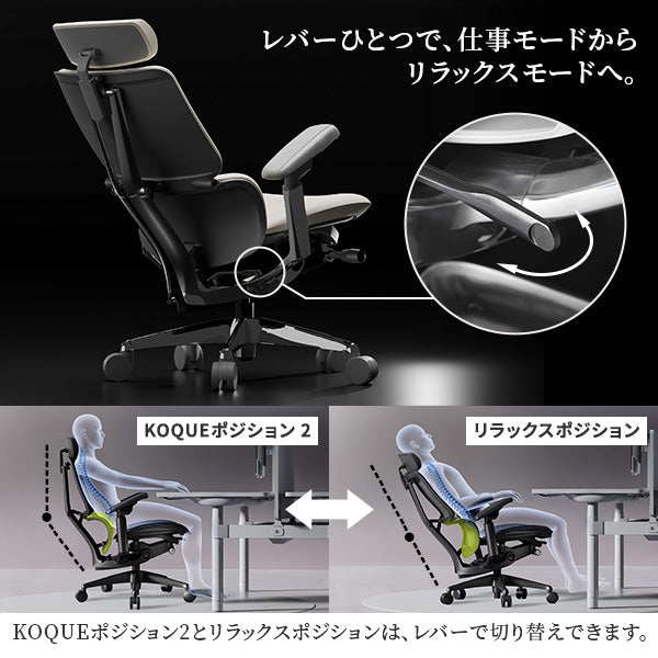 【数量限定】電動昇降デスク LX1＋ワークチェアKOQUEセット