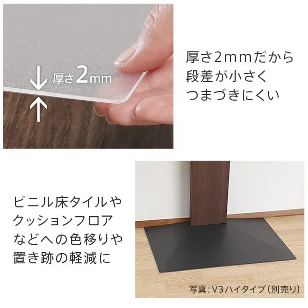 【セット品】EQUALS WALL V5 HIGH TYPE＋床保護マット EQUALS WALL【キャスターモデル用保護マット/L/角型】 WLPV96110