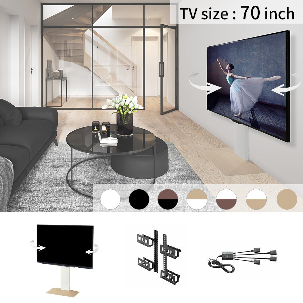 WALL INTERIOR TV STAND 3点セット　45-65インチ対応 WALL INTERIOR TVSTAND テレビ台用スタンド | 既存テレビ台と併用・大