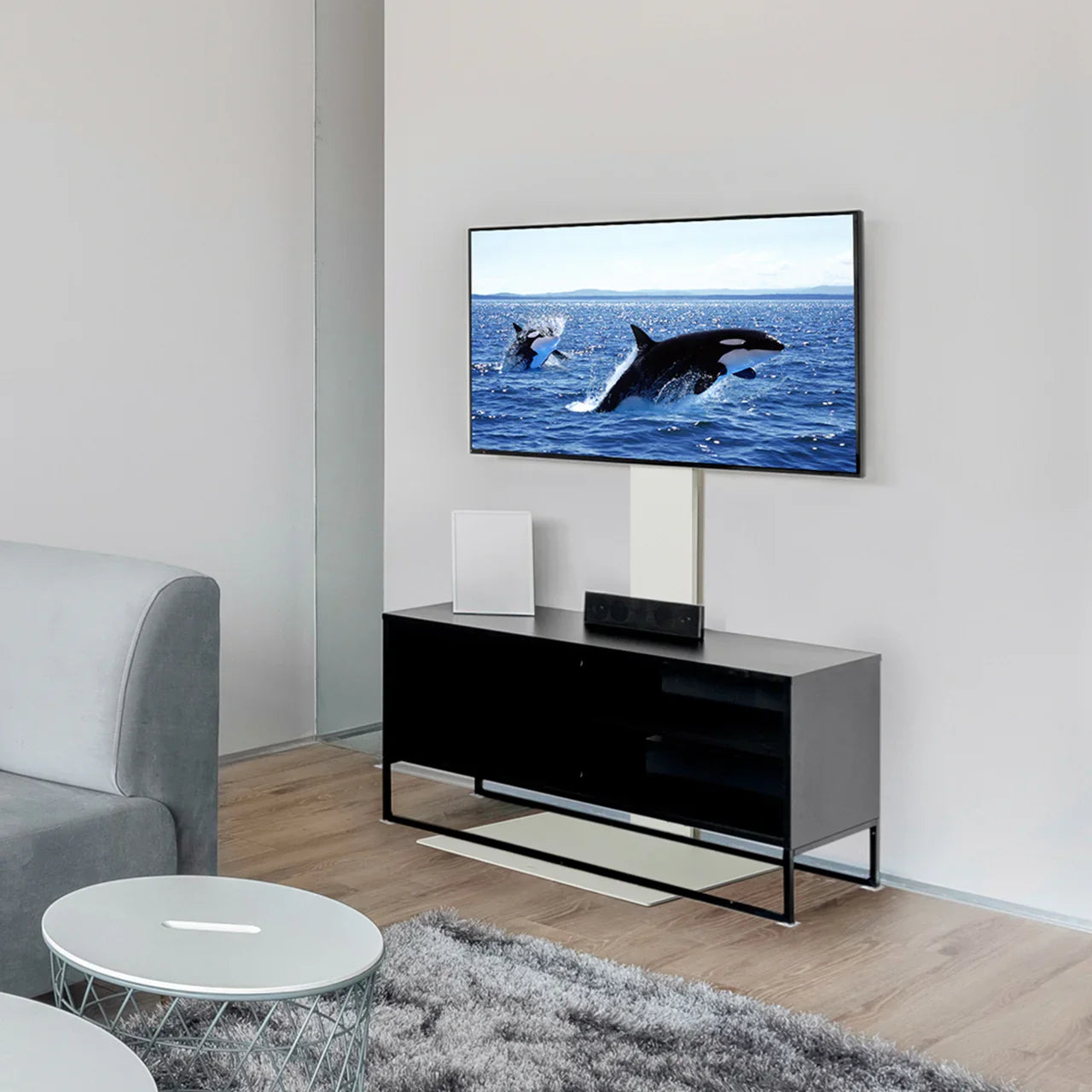 WALL テレビスタンド　ブラック WALL INTERIOR TVSTAND テレビ台用スタンド