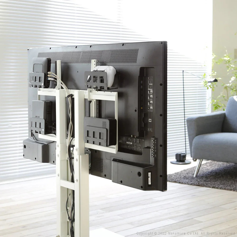 Vシリーズ/PRO/A2/テレビ台用スタンド対応マルチデバイスホルダー(ラック4点 + 取付金具)