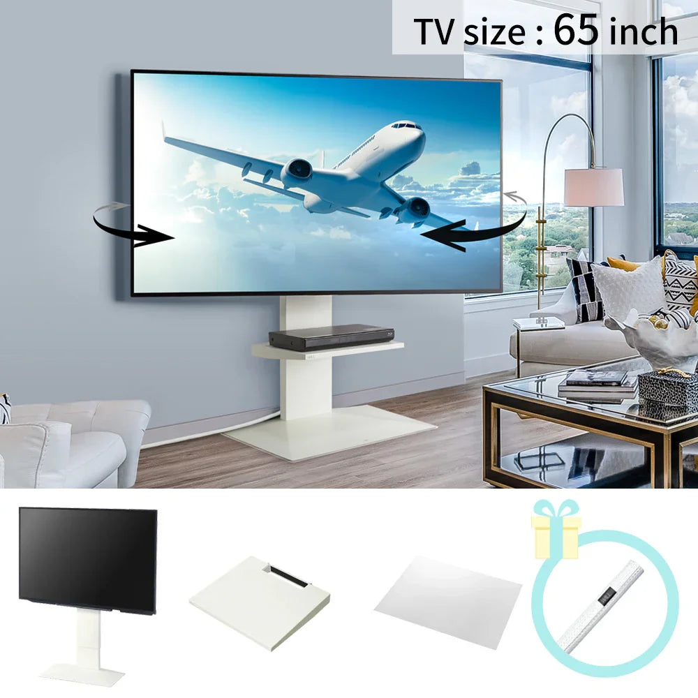 EQUALS WALL 壁寄せテレビスタンド（ホワイト）　リサイクルショップ宮崎屋　佐土原店　25.7.21F 春set】WALL V3 SW（LOW TYPE）3点セット | 左右首振り・壁寄せテレビ